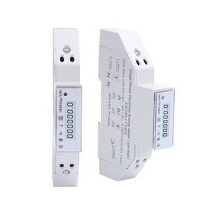 Monofase 100A Modbus LCD misuratore di energia 645 serie KWH <span class=keywords><strong>metro</strong></span> One Pole DIN Rail RS485 comunicazione Modbus LCD misuratore di energia uno - Product Image 3