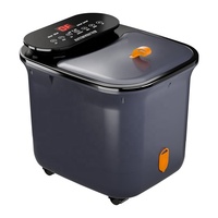 Masseur électrique pour les pieds LEERCON Elite, machine de luxe à compression d'air, pétrissage profond des tissus, massage par roulement, thérapie thermique, spa pour les jambes Elite