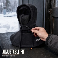 Cagoule d'hiver personnalisée, cache-cou thermique coupe-vent, écharpe à capuche pour ski, cyclisme, moto, vente en gros OEM