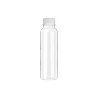 En stock 150ml 200ml 250ml 300ml 350ml 400ml 450ml 500ml Bouteille ronde en plastique PET de qualité alimentaire pour boisson au jus avec couvercle