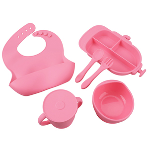 Lohas 2022 doux Non toxique doux imperméable lavable bébé sucette bavoir en silicone - Product Image 2