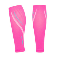 Jingwen Professionnel Sports Compression Jambes Manches Courir Fitness Corde À Sauter Long Leggings Mollet Chaussettes