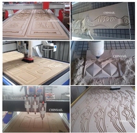 Routeur CNC CHINSAIL haute vitesse pour le travail du bois 3D, 1500x3000mm, Mach3/NC Studio, moteur pas à pas à broche unique pour aluminium, acrylique, bois