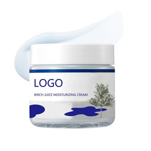 Crème hydratante au jus de bouleau 50g Crème hydratante pour le visage pour femmes - Product Image 1