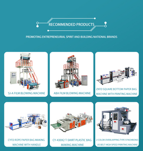 Macchina Automatica per la Produzione di Sacchetti in Plastica per Imballaggio Industriale di Cemento e Materie Prime con Sistema di Taglio Volante - Product Image 5