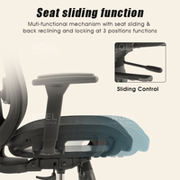 Chaises de direction chinoises, chaise de bureau ergonomique confortable en maille pour le personnel, prix de gros, nouveau design