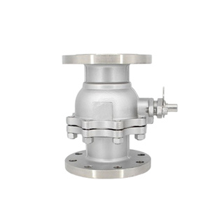 OEM SS304 316 Electric Flanged Ball Valves Soft-<b>sealed</b> On-off Type Ball Valves AC220V Flanged Ball Valve Actuator - Product Image 3