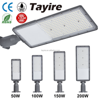 Lampadaire LED étanche IP66 haute luminosité SMD3030 aluminium moulé sous pression 50W 100W 150W 200W éclairage routier extérieur lampe LED