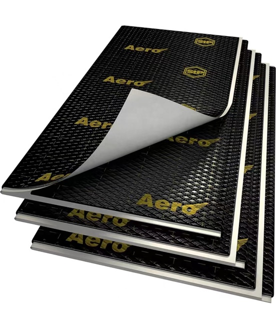 Hot Sale Stock Aluminium Butyl Car Audio Sound Deadening Mat Viscoelastic Acoustic Damping Materials Waterproof Membrane