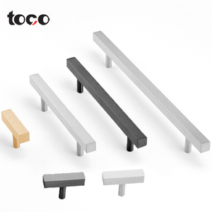 Tocoキャビネットハンドル溝内部スクリューシャンパンハンドル家具クロームワードローブドアハンドル - Product Image 5