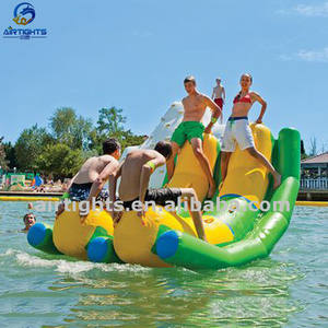 Jeu d'eau flottant d'été gonflable océan double teetertotter, double <span class=keywords><strong>bascule</strong></span> - Product Image 5