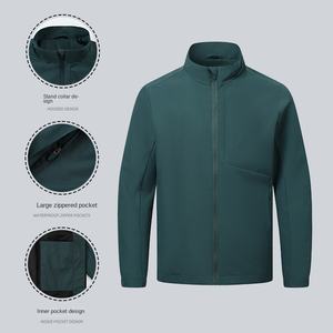 Veste bomber chaude, respirante, imperméable, coupe-vent, résistante aux rayures et à l'usure, fine pour le printemps et l'automne, douce pour l'extérieur - Product Image 2