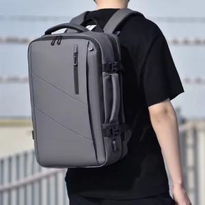 16 Inch Expandable Business Laptop <strong>Backpack</strong> <strong>with</strong> Anti-Theft <strong>Compartment</strong> Waterproof Oxford USB RFID Blocking - Product Image 6