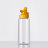 Bouteilles en plastique sans BPA pour miel chaud, avec bouchon à clapet, anti-fuite, pour sauces piquantes, emballage transparent, bouteilles en PET compressibles, 250 ml, 360 ml