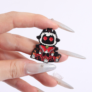 AVG jeu agneau Leader émail broche saint mouton évêque mal chèvre broche revers Badge bijoux cadeau pour Gamer amis en gros - Product Image 4