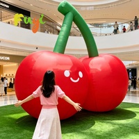 Nouveau design 2026 : Cerise gonflable géante en promotion, modèle de cerise gonflable personnalisé pour la décoration de fêtes et d'événements et la publicité