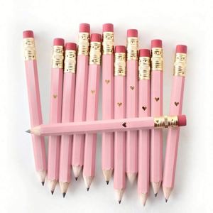 Lápices de Madera Mini de 3.5" Ecológicos y Fáciles de Agarrar para Golf, en Paquetes, con Logotipo Personalizado Impreso en Color, Tamaño Corto - Product Image 4