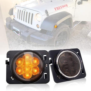 Đối Với Jeep <span class=keywords><strong>Wrangler</strong></span> Jk Phụ Kiện Abs Nhựa 12V Fender Đuốc Bật Tín Hiệu <span class=keywords><strong>Led</strong></span> <span class=keywords><strong>Side</strong></span> <span class=keywords><strong>Marker</strong></span> Fender Đèn - Product Image 1