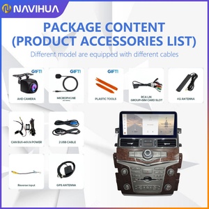 Autoradio Android Navihua pour Nissan Patrol Y62 Infiniti QX80 QX56 Amanda 2010 - 2020, Navigation GPS, Miroir - Product Image 5