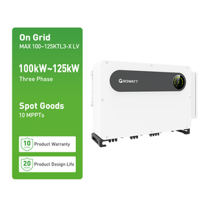 Growatt 100-125KTL3-X 100kw 110kw 120kw 125kw Onduleurs solaires commerciaux triphasés connectés au réseau 100-125KTL3-X 125kw - Product Image 1