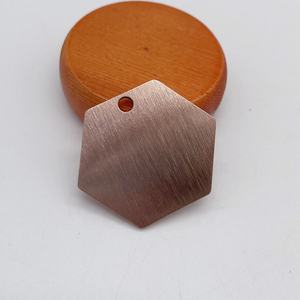 14 Gauge Puur Koperen Zeshoek Gravure Stempelen Blanks Huisdier Id Tags Gepersonaliseerd Metalen Ornament - Product Image 2
