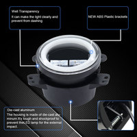 LELANPU Luces Antiniebla, Accesorios Angel Eye DRL, Proyector Nebbia 2SMD de 4 Pulgadas, Lámpara LED de Conducción para Automóvil, Faros Antiniebla para Toyota Bugatti