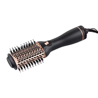 Brosse à air chaud en céramique 3 en 1, sèche-cheveux, volumateur, lisseur, outil de coiffage pour la maison et le salon, étiquette privée OEM