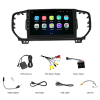 Navigateur GPS Android 15 pour Kia Sportage Kx5 2016-2019, Android Auto, CarPlay, écran tactile, Wi-Fi intégré, 3G/4G, cartes mondiales