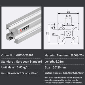 中国製 2020年 工業用アルミフレーム材 V溝 Tトラック アルミ押出形材 - Product Image 3