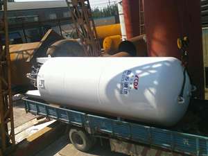 خزان تخزين عالي الضغط للأوكسجين من الفولاذ المقاوم للصدأ للحام غاز الأكسجين السائل المبرد مع مكون أساسي للمضخة - Product Image 3