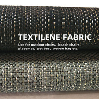 STARUNK Grande résistance à la déchirure Grand rouleau noir gris polyester Teslin Mesh Textile Tissu polyester enduit
