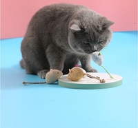 Jouets pour chats 2025 : Souris en peluche interactives, écologiques, douces, petites et amusantes, avec herbe à chat, de haute qualité, mignons, pour chats d'intérieur