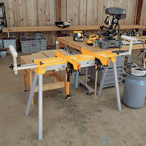 <span class=keywords><strong>Support</strong></span> ou <span class=keywords><strong>support</strong></span> de <span class=keywords><strong>scie</strong></span> <span class=keywords><strong>à</strong></span> onglets pliable et coulissant réglable 26000 avec <span class=keywords><strong>support</strong></span> métallique - Product Image 5