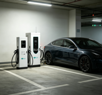 Station de recharge rapide DC pour véhicules électriques 160kW 240kW 360kW 480kW avec 4 connecteurs CCS2 et partage de puissance matriciel pour concentrateur routier