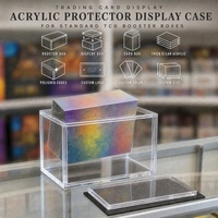 Boîte de présentation magnétique transparente en acrylique, boîte de rangement portable, étui de protection étanche en acrylique pour collection de cartes ETB