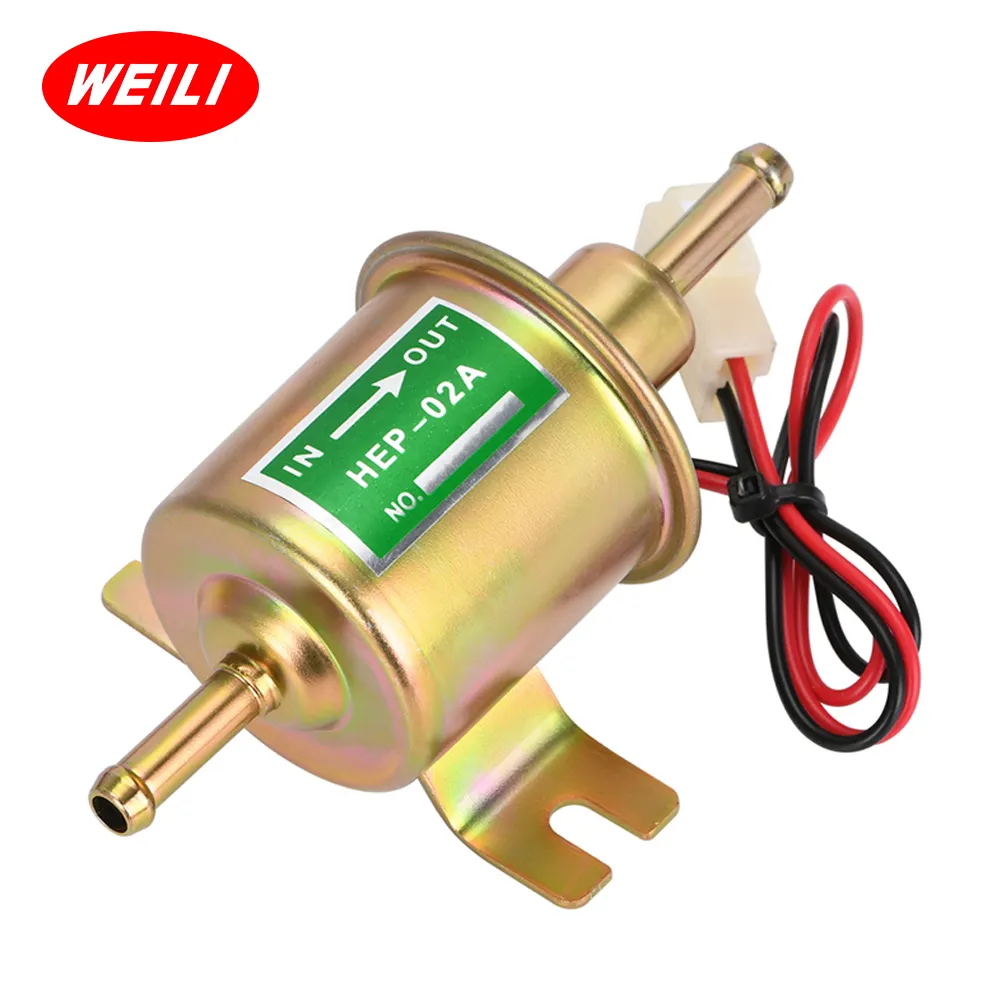 HEP-02A 12V 24V La Pompe À Carburant Basse Pression Universel Électrique Pompe À Carburant pour Voiture Carburateur Moto ATV