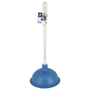 Disotturatore per lavandino con manico in plastica, strumento per la pulizia di lavandini, WC e scarichi bloccati - Product Image 1