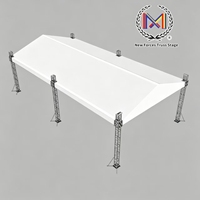 Système de toiture en treillis d'aluminium pour scène, plateforme de scène modulaire portable avec treillis pour festival de musique, événement, mariage, spectacle