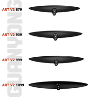 Hydrofoil léger ART 879, profil compact pour la navigation sur lac et rivière, utilisateurs de freeride, maniabilité facile et contrôle précis des virages
