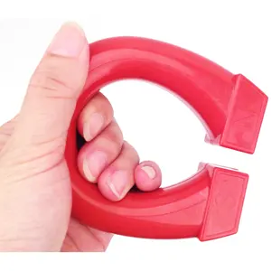 Gelsonlab HSPEM-095 Small size Kids Science magnet Toy Horseshoe Magnet with plastic cover for Children Education