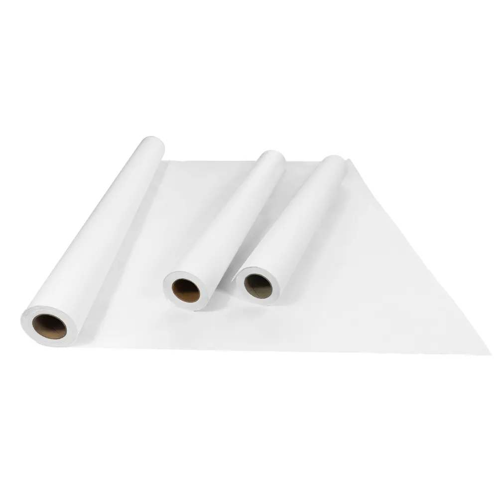 Medical consumables 21 x 225 smooth exam table paper softness stretcher paper roll for examination table