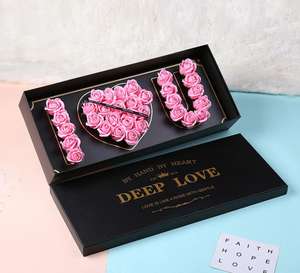 QSLH-VF271 personalizado regalo <span class=keywords><strong>de</strong></span> los amantes del jabón <span class=keywords><strong>Rosa</strong></span> flor te amo ramo <span class=keywords><strong>de</strong></span> rosas <span class=keywords><strong>de</strong></span> jabón para el Día <span class=keywords><strong>de</strong></span> San Valentín - Product Image 3