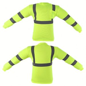 Gilet Réfléchissant Respirant Multi-Tailles pour la Conduite, la Circulation, la Construction, l'Assainissement, la Sécurité, et les Activités Extérieures – Vêtement de Signalisation de Marque - Product Image 2