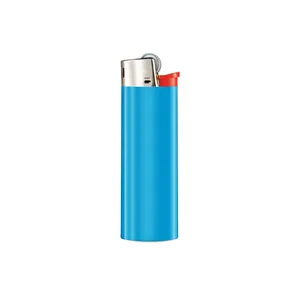 ولاعة سجائر صغيرة Maxi J6 تعمل بالغاز وذات منفذ USB إلكتروني مركزة على السلامة من البلاستيك مزودة بشعلة للتخييم معبأة بشعار يُصمم حسب الطلب