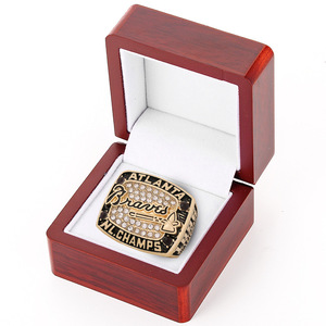 Anillo de Campeonato de Béisbol de los Atlanta Braves de la MLB de 1996, Regalo para Fanáticos, Éxito de Ventas Internacional - Product Image 5