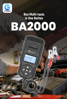 Testeur de batterie professionnel BA2000, imprimante intégrée pour imprimer instantanément le rapport de test, compatible avec les batteries AGM GEL EFB au plomb-acide