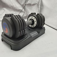 Haltères réglables en acier pour fitness, 90 lb, système de poids, ensembles d'haltères de gym, vente en gros, personnalisables en usine, les moins chers