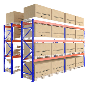 Estante de almacén de servicio pesado Industrial de alto nivel Mracking Estantes de <span class=keywords><strong>metal</strong></span> de acero con revestimiento de energía Estante de apilamiento de almacenamiento de estructura de perno - Product Image 1