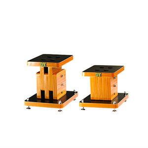 Support de <span class=keywords><strong>pied</strong></span> de haut-parleur DY-010, support d'amortisseur Audio, moniteur <span class=keywords><strong>Surround</strong></span> de sol, étagère, boîte de rangement, réglage rétractable/1 paire - Product Image 2