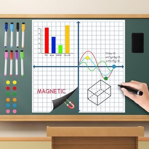 Tableau magnétique XY Coordinate 35 \ "x 35 \" Tableau blanc effaçable à sec - Product Image 1